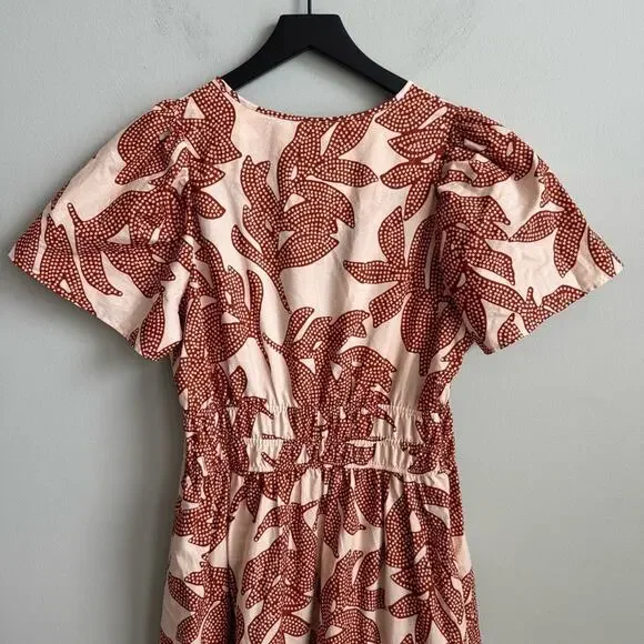 NEW Anthropologie Somerset Maxi Dress in Neutral Floral Dot Size Small - Picture 8 of 15